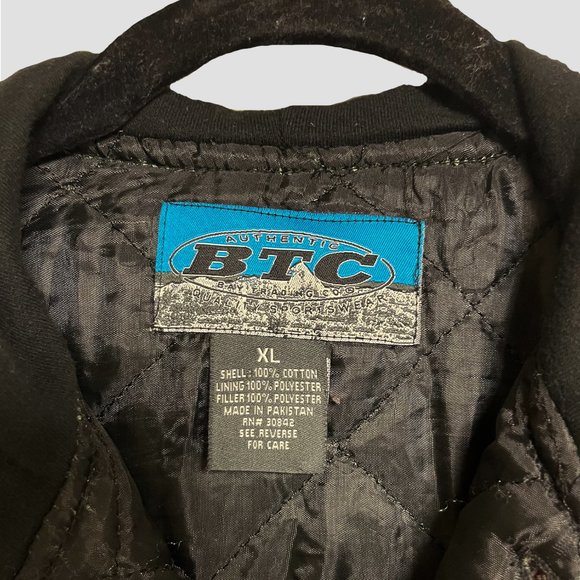 Bay Trading Co. Men's Insulated Plaid Jacket - Red & White w/ Black Hood - Picture 3 of 3